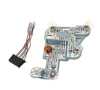 TWMEU Luz Trasera Circuito Para Benz W204 Clase C Accesorios Luces Coche 1 Uds Portalámparas Trasero Bombillas Arnés Enchufe Cableado A2048201600 Placa Circuito Luz Trasera(R and wiring)