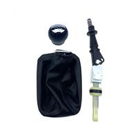 TWMEU Pomos Palanca Cambios Para Opel Para CORSA C Perilla Cambio Marchas Manual Cuero 5 Velocidades Automática Personalizada Con Cubierta Antipolvo Funda Palanca Velocidad Coche(Chrome 1 Set)