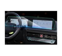 TWMEU Protector Pantalla Auto Navi Para Kia EV6 2022-2025 Para Luz Para Viento Para GT-Line GT Para Primera Edición 2 Uds Protectores Pantalla Navegación LCD Grupo Coche Protectoras Pantalla(2PCS HD)