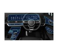 TWMEU Protector Pantalla Auto Navi Para Kia Para Sportage NQ5 2022 2023 Compartimento Central Para Coche Tablero Navegación TPU Protector Pegatina Película Interior Protectoras Pantalla(B-LHD)