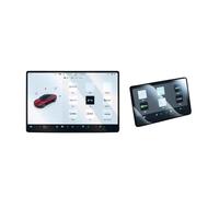 TWMEU Protector Pantalla Auto Navi Para Tesla Para Model 3 Para Highland 23 Película Navegación Pantalla Trasera HD Protectoras Esmeriladas Alta Definición Protectoras Pantalla(3 2PCS HD)