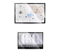 TWMEU Protector Pantalla Auto Navi Para Tesla Para Model Y Para Juniper 3 Para Highland Navegación Frontal Película Templada Pantalla Trasera Cristal Antiexplosión Protectoras Pantalla(2PCS)