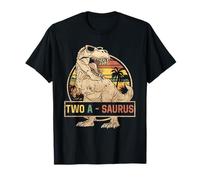 Two a Saurus Birthday T Rex 2 Años Dino 2nd Dinosaur Camiseta
