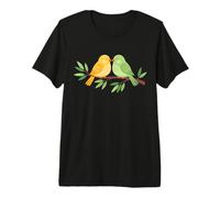Two Birds On A Branch Bird Watcher Bird Watching Birding Camiseta Premium