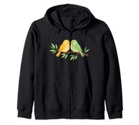 Two Birds On A Branch Bird Watcher Bird Watching Birding Sudadera con Capucha