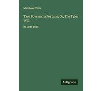 Two Boys and a Fortune; Or, The Tyler Will: in large print