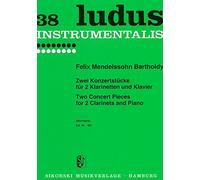 Two Concert Pieces Op.113/114 - Book: für 2 Klarinetten und Klavier. op. 113 + 114. 2 clarinets, piano. Jeu de parties.