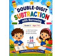 Two-Digit Subtraction Workbook for Grade 2: 1,600 Practice Problems with Answer Key (Grade 2 Math Mastery Series)