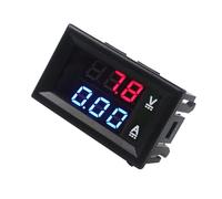 Two Display Digital Voltmeter Ammeter 0-100V 10A Accuracy LED Screen For Solar Power Monitor Portable Digital Multimeter For Lab