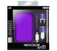 Two Dots - Kit Neocolor, Color Violeta (Nintendo 3DS XL)