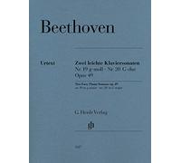 Two Easy Piano Sonatas no. 19 and no. 20 g minor and G major op. 49 no. 1 and no. 2: Instrumentation: Piano solo