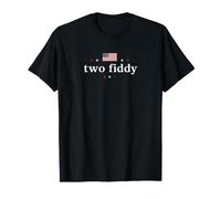 Two Fiddy 2 Fiddy 250th Anniversary 4th of July Patriotic Camiseta