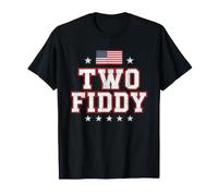 Two Fiddy 2 Fiddy 250th Anniversary 4th of July Patriotic Camiseta