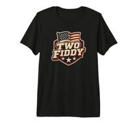 Two Fiddy 2 Fiddy 250th Anniversary 4th of July Patriotic Camiseta Premium
