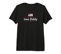 Two Fiddy 2 Fiddy 250th Anniversary 4th of July Patriotic Camiseta Premium