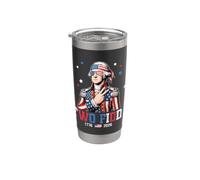 Two Fiddy 250 Anniversary George Washington July 4th Vaso térmico de acero inoxidable de doble pared
