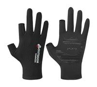 Two Fingers Cut Fishing Gloves - Sun Protection Hand Cover, UV Shield Glove| Touchscreen Breathable Quick Drying Glovs, Anti-Slip Lightweight Gear For Women Men Outdoor Adventure Hiking Boating Anglin