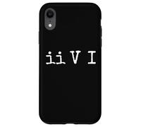 Two Five One II V I Jazz Acorde Progreso Música Carcasa para iPhone XR