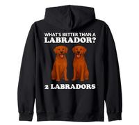 Two Fox Red Labradors Funny Dog Labrador Sudadera con Capucha