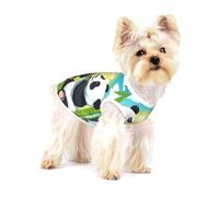 Two Happy Pandas - Chaleco pequeño de algodón para perro, talla L, transpirable, cómodo, elegante ropa para mascotas