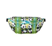 Two Happy Pandas - Riñonera versátil para correr, ligera, transpirable y ajustable para viajes, ciclismo y uso diario