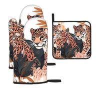 Two Little Tigers - Guantes de cocina coloridos resistentes al calor, almohadillas calientes, lindas cosas de panadero, regalos de cocina para amantes de la cocina, cocineros y madres