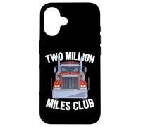 Two Million Miles Club Camionero Diesel Camionero Camionero Carcasa para iPhone 16