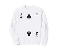 Two of Clubs Playing Card Easy Halloween Group Costume Sudadera