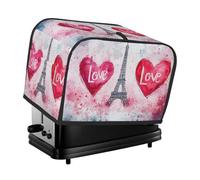 Two People Are In Love. Cubierta para tostadora para 2 rebanadas de cocina, cubierta para electrodomésticos pequeños con bolsillos, protección contra el polvo y las huellas dactilares