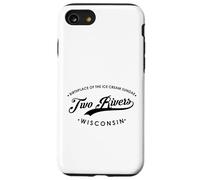 Two Rivers WI Lugar de Nacimiento de los Helados Sundae Carcasa para iPhone SE (2020) / 7/8