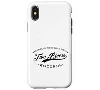 Two Rivers WI Lugar de Nacimiento de los Helados Sundae Carcasa para iPhone X/XS