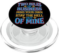 Two Rules of Business, Mind Your Own_- PopSockets PopGrip para MagSafe