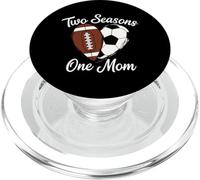 Two Seasons One Mom Deportes Madre Fan Apoyo PopSockets PopGrip para MagSafe