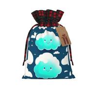 Two Shy Clouds - Bolsa con cordón para fiestas, bodas y festivales, poliéster ligero