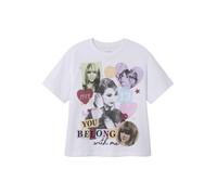 TWO SOON Camiseta 'Taylor Swift' verde / lila / rojo / negro / blanco 158-164 verde / lila / rojo / negro / blanco