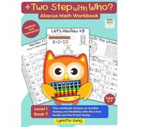 +Two Step With Who Abacus Math Workbook: Addition, Subtraction, Math Puzzles, Mazes, Activity Math Book, Dolphin-Themed Word Problems (Introduction to Abacus)