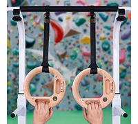 TWO STONES Hangboard portátil para Escalada en Roca como Anillo de dominadas para escaladores de Roca Que entrenan en Interiores o Exteriores