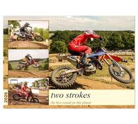 two strokes the best sound on this planet (Wandkalender 2026 DIN A3 quer), CALVENDO Monatskalender: actionreich und spektakulär