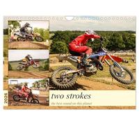 two strokes the best sound on this planet (Wandkalender 2026 DIN A4 quer), CALVENDO Monatskalender: actionreich und spektakulär