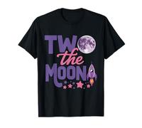 Two The Moon 2º Cumpleaños Espacio 2 Años Camiseta