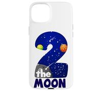Two The Moon Big 2 Stars Planets - Espacio para el Segundo cumpleaños Carcasa para iPhone 15 Plus