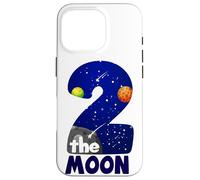 Two The Moon Big 2 Stars Planets - Espacio para el Segundo cumpleaños Carcasa para iPhone 16 Pro