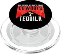 Two Things We Don't Chase Cowboys and Tequila Humor PopSockets PopGrip para MagSafe