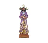 TWO TIGERS Cristo del Gran Poder y Medinaceli. Estatua de Jesús Hecha con Resina, Figura Jesús con la Cruz. Figura Religiosa Decorativa, Hogar, Capillas, Iglesias (Cristo de Medinaceli 18cm)