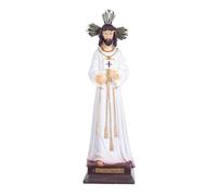 TWO TIGERS Cristo del Gran Poder y Medinaceli, Jesús Cautivo con la Cruz - Estatua Hecha con Resina, Figura Religiosa Decorativa para Hogar, Capillas, Iglesias (30cm)