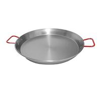 TWO TIGERS Paellera Valenciana Pulida de Hierro. A Elegir en 18 Tamaños Diferentes. Paella con Asas para Facilitar su Manejo y Agarre (60 cm)
