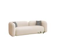 Two-Tone Cat Scratch Leather Sofa,Modern 3-Seater Couch with Lumbar Pillows, Cloud-Like Comfort for Small Spaces & Family(A,70cm)