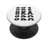Two Tone Ska Clothing for Women Men Ruder Than You PopSockets PopGrip Adhesivo