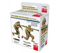 Two US Rangers Team Con Bazookamaquette Figura Bazoo