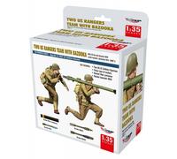Two US Rangers Team Con Bazookamaquette Figura Bazoo